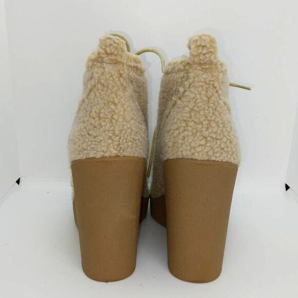 Jessica Simpson NEW Women's Designer Wedge Laceup Ankle Boots - sz. 7 1/2 - Picture 3 of 5